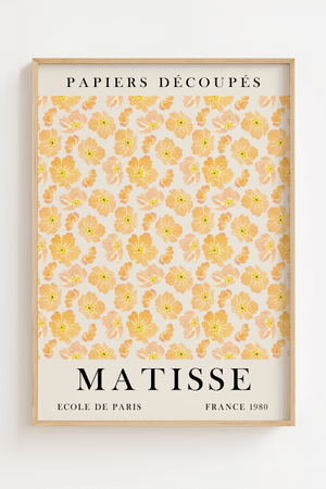 Gul Ecole de Paris - Matisse Plakat