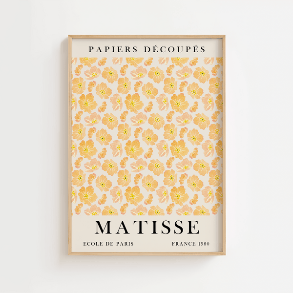 Gul Ecole de Paris - Matisse Plakat