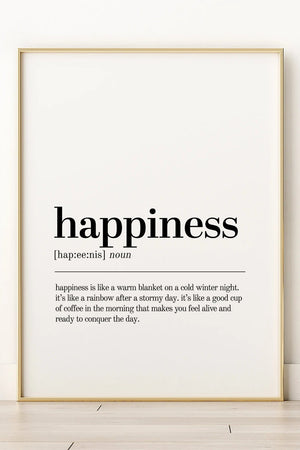 Happiness - Citatplakat