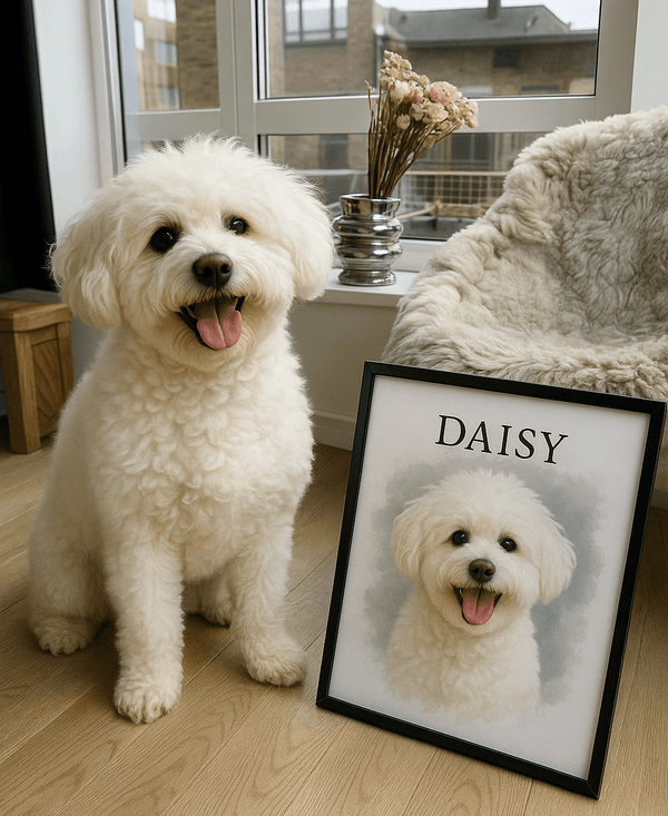 Dog portrait - poster (make your own) 