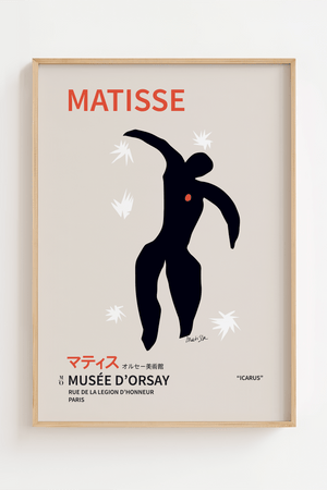 Ikaros – Matisse Plakat fra Musée d'Orsay