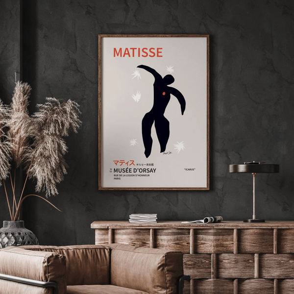 Ikaros – Matisse Plakat fra Musée d'Orsay