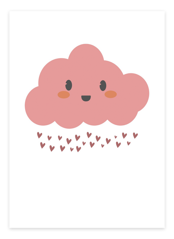 Kærlighedssky Børneplakat