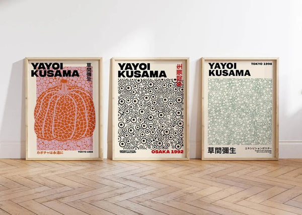 Kusama Osaka Plakat | Farverig Kunstplakat med Japansk Præg
