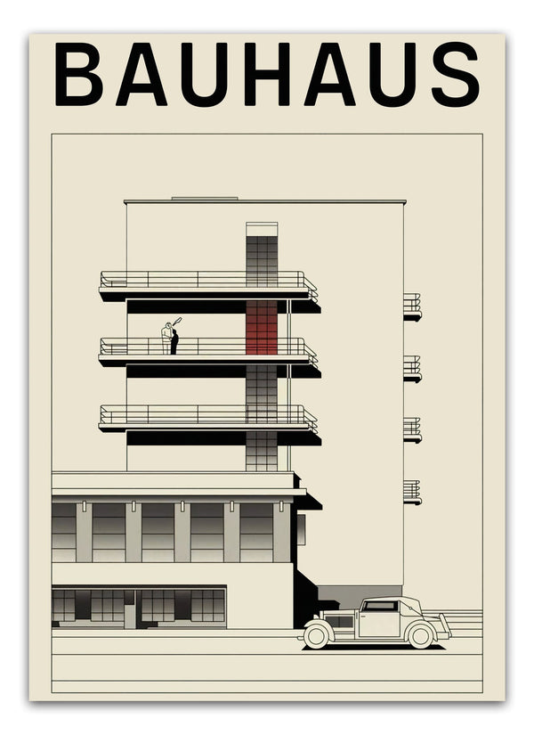 Lejlighed Bauhaus Plakat