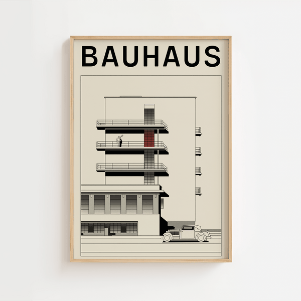 Lejlighed Bauhaus Plakat