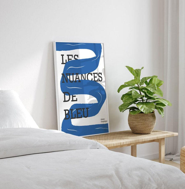 Les Nuances De Bleu Plakat