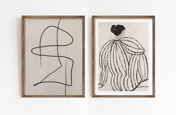 Das Leben ist kein geradliniges Poster 