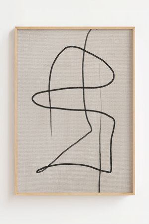 Life Is Not A Straight Line Plakat