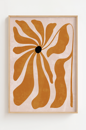 Lilla Sommerblomst Plakat
