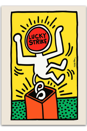 Lucky Strike - Keith Haring Plakat