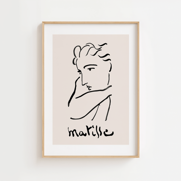 Beige Madame – Matisse Plakat

