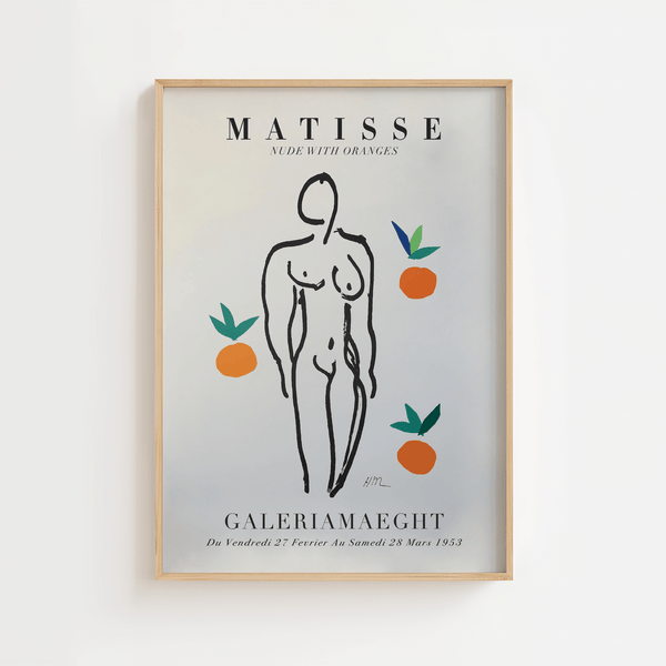 Made with oranges - Matisse Plakat