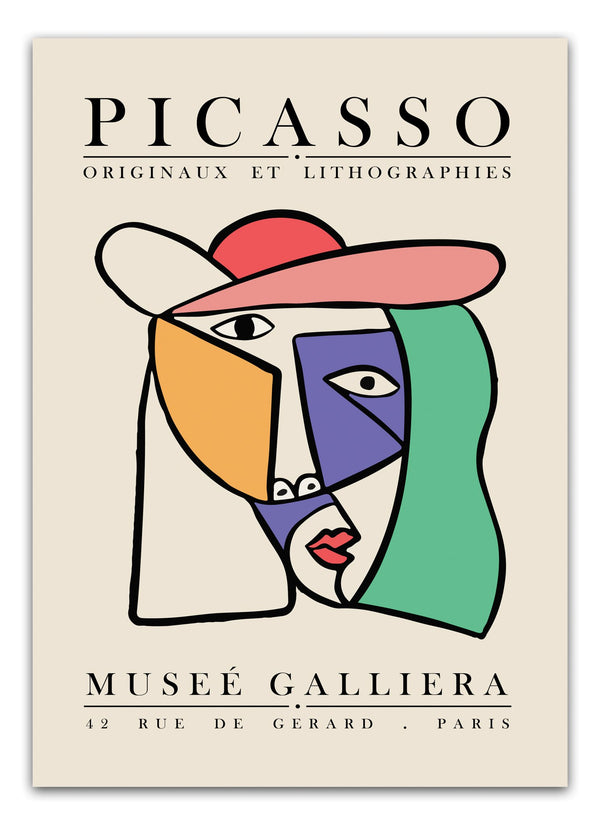 Museé Galleriera - Picasso Plakat