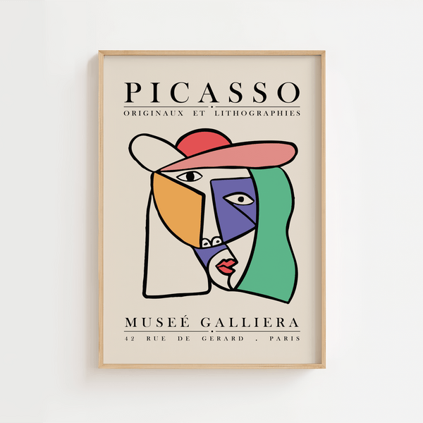 Museé Galleriera - Picasso Plakat