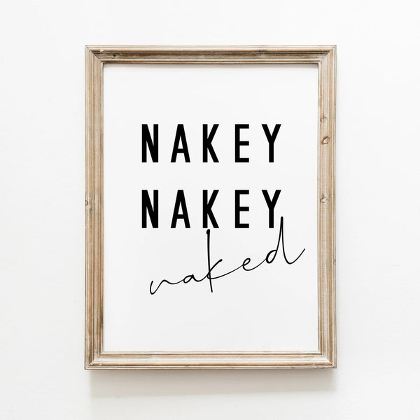 NAKEY NAKEY naked Plakat