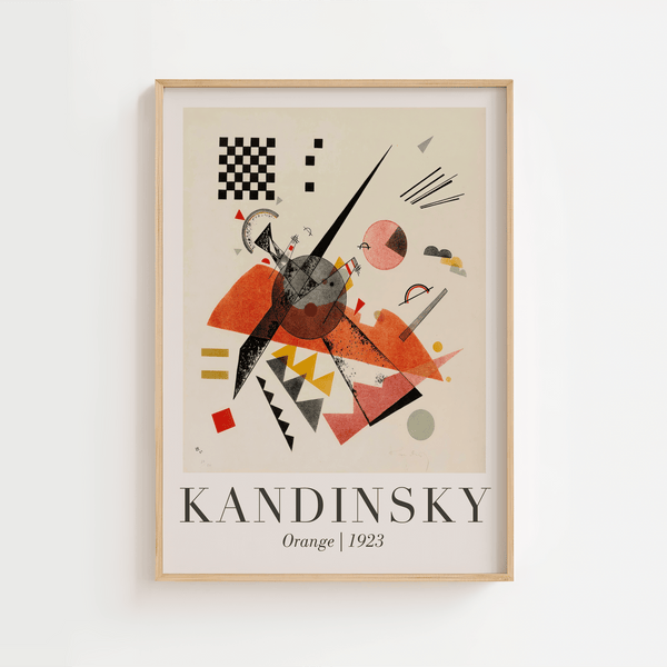 Orange – Kandinsky Plakat
