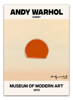 Orange Sunset - Andy Warhol Plakat