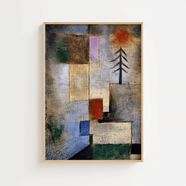 Oval Forest Paul Klee Plakat