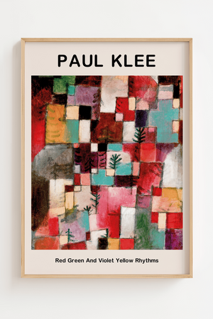 Paul Klee Rhythms Plakat