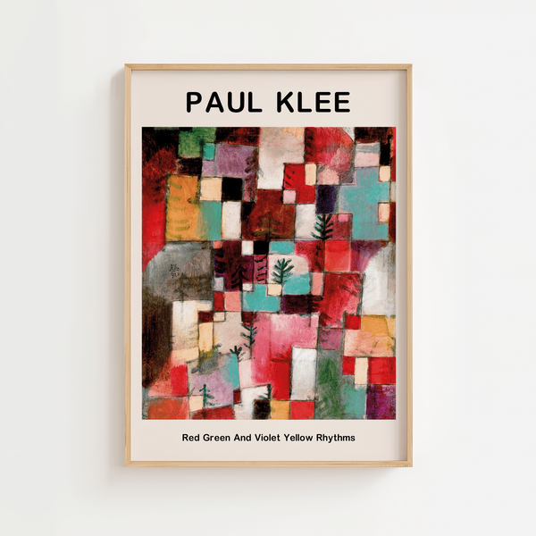 Paul Klee Rhythms Plakat