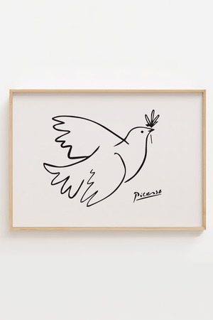 Picasso Bird-plakaten er en kunstplakat