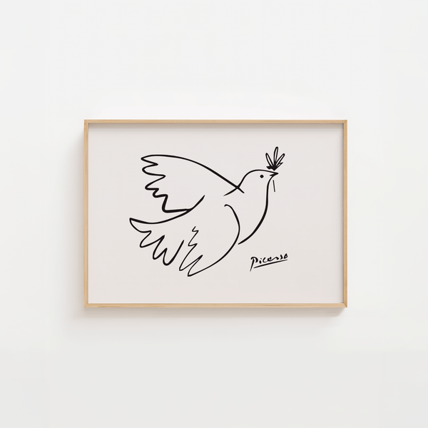 Picasso Bird-plakaten er en kunstplakat
