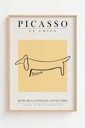 Picasso Le Chien Plakat
