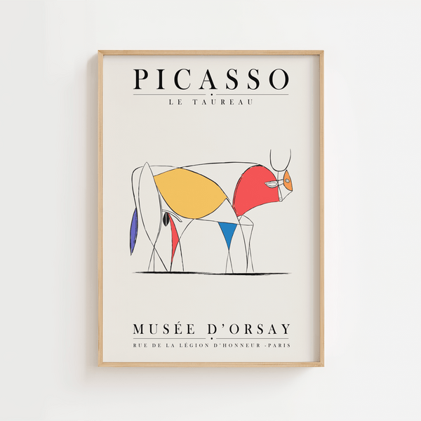 Picasso Le Taureau Plakat