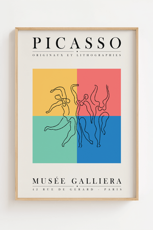 Picasso Originaux Et Lithographies“ Plakat