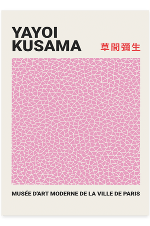 Pink Stration - Yayoi Kusama Plakat