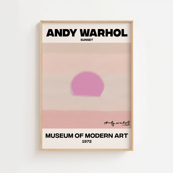 Purple Sunset - Andy Warhol Plakat