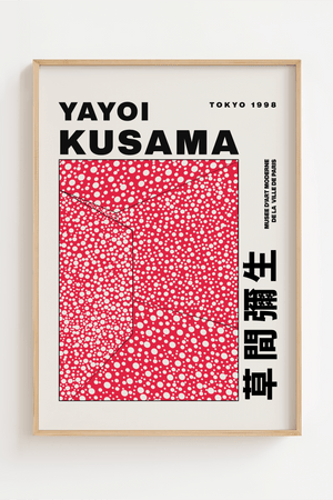 Red Tokyo Kusama 1988 Plakat