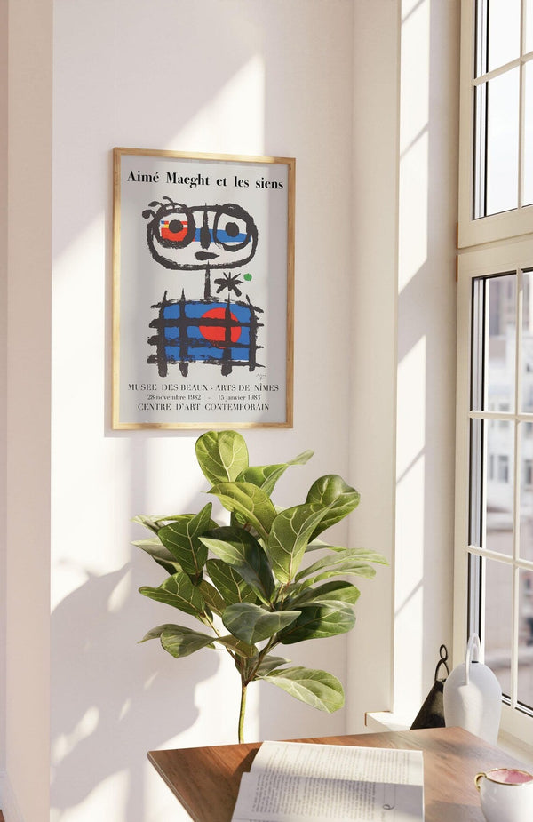 Robot - Joan Miró Plakat | Farverig & Surrealistisk Kunst