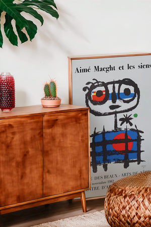Robot - Joan Miró Plakat | Farverig & Surrealistisk Kunst