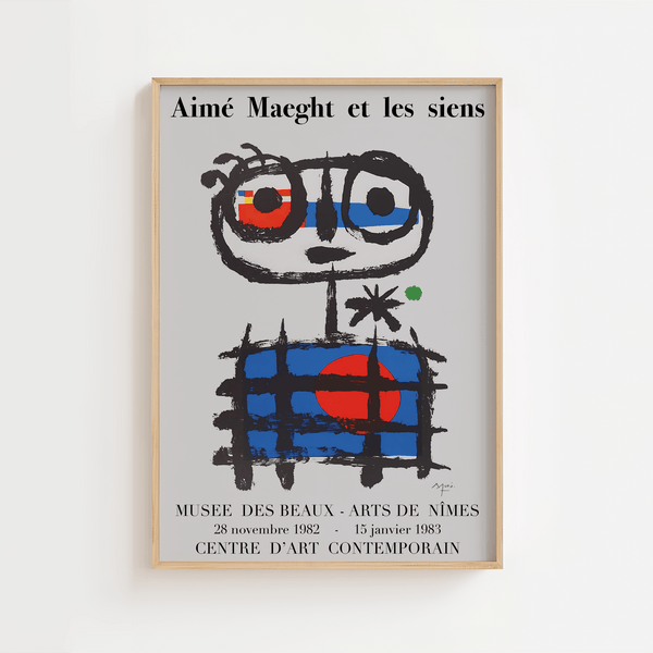 Robot - Joan Miro Plakat