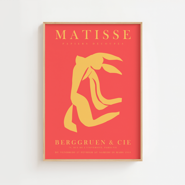 Rue De L'Univeritet Orange Plakat