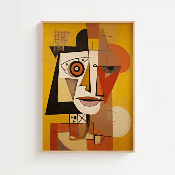 Selvportræt Kubisme 1)  - Picasso Plakat