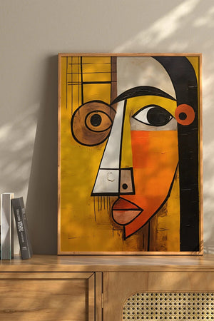 Selvportræt Kubisme 2)  - Picasso Plakat