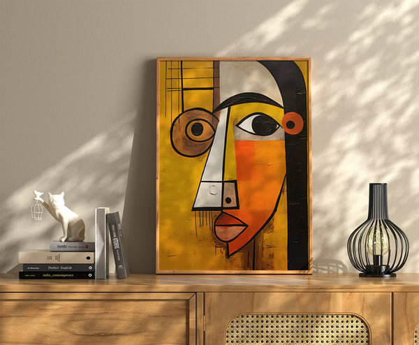 Selvportræt Kubisme 2)  - Picasso Plakat