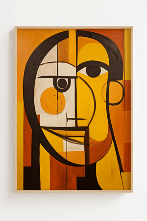 Selvportræt Kubisme 3)  - Picasso Plakat