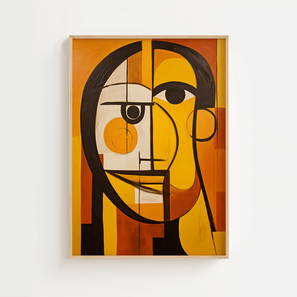 Selvportræt Kubisme 3)  - Picasso Plakat