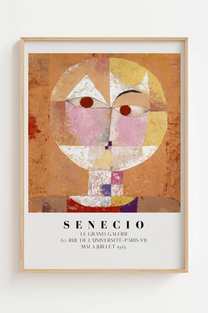 Senecio Paul Klee Plakat