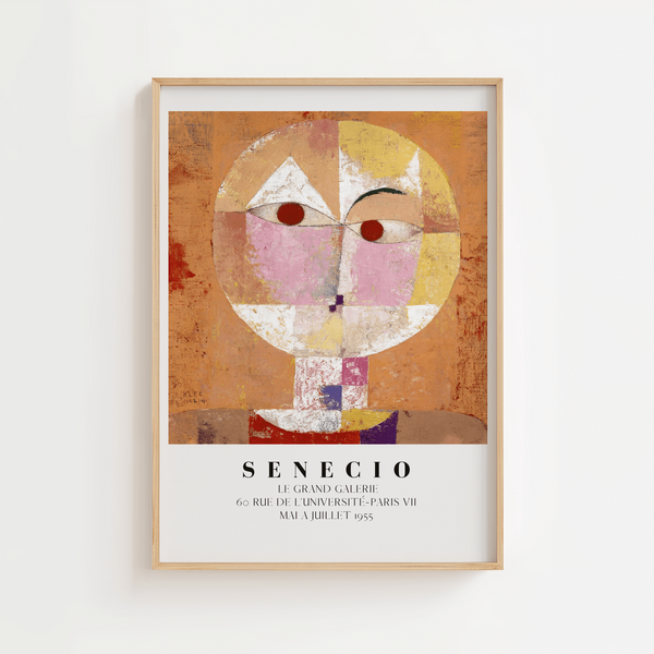 Senecio Paul Klee Plakat