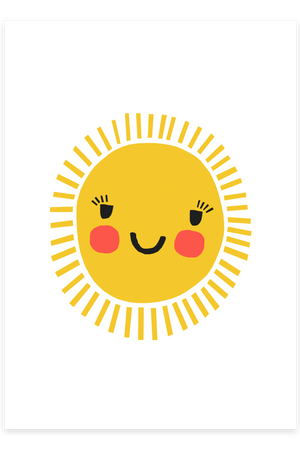 Sol Plakat til børn