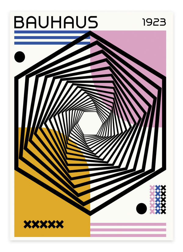 Squares Bauhaus Plakat