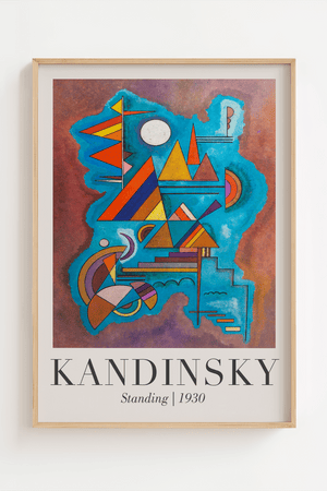 Standing – Kandinsky Plakat | Abstrakt Kunst med Styrke

