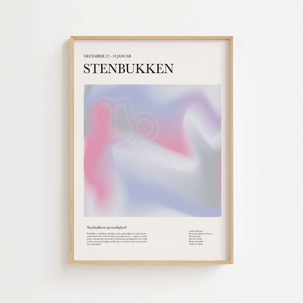 Stjernetegn plakat - Stenbukken 2