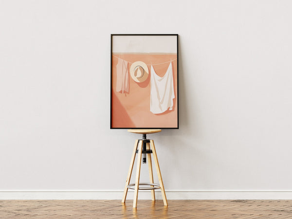 Summer Hanger - Plakat | Kunstnerisk & Sommerlig Vægkunst