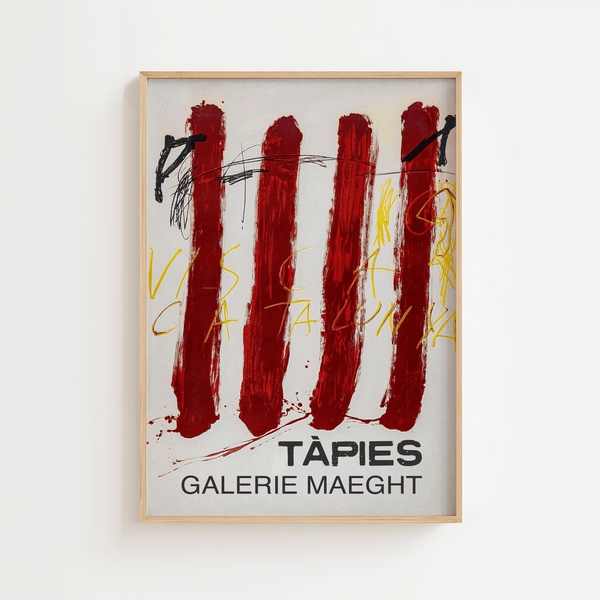 Tapies Antoni Tapies - Galerie Maeght Plakat